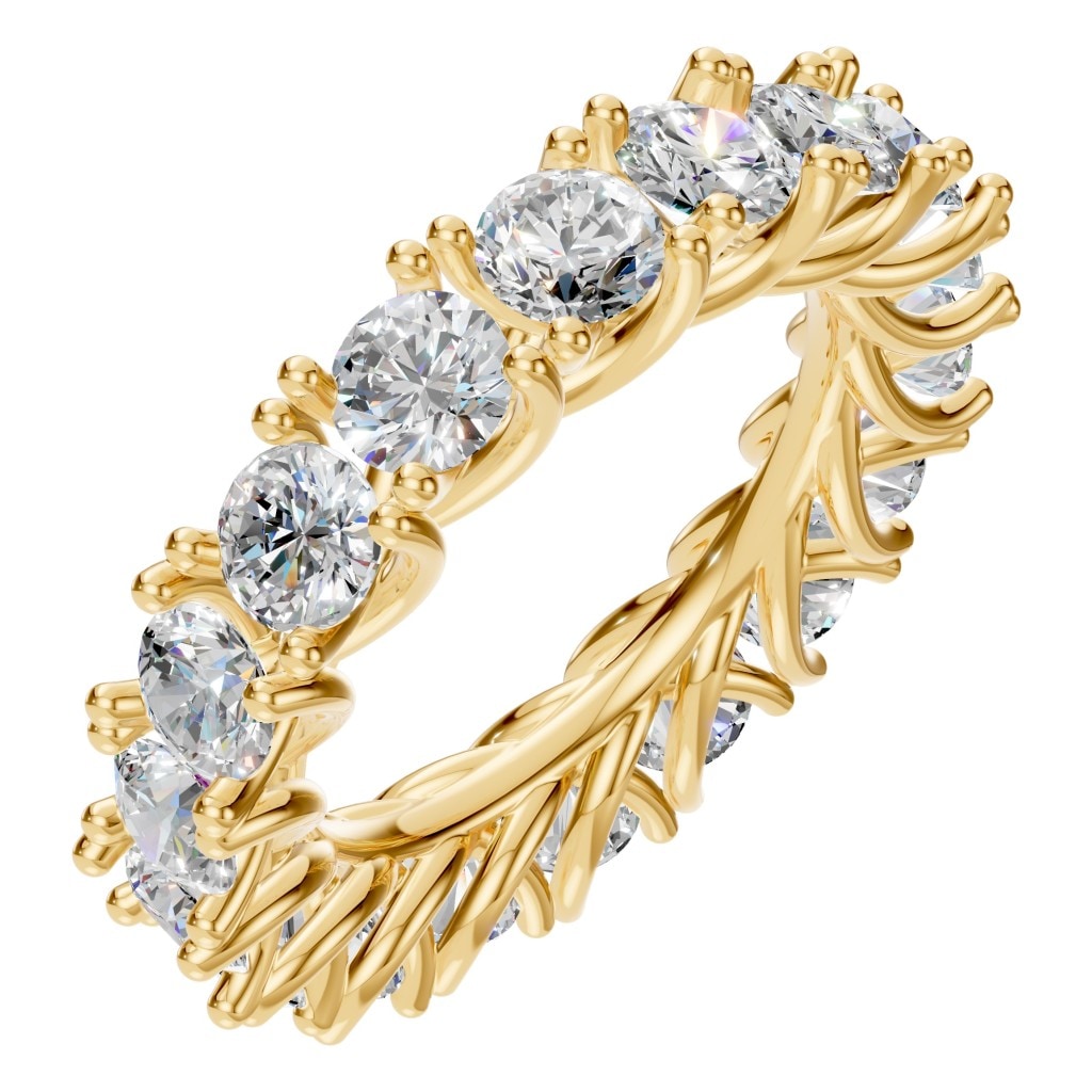 RI-3152 Yellow Gold Ring SET - Main View