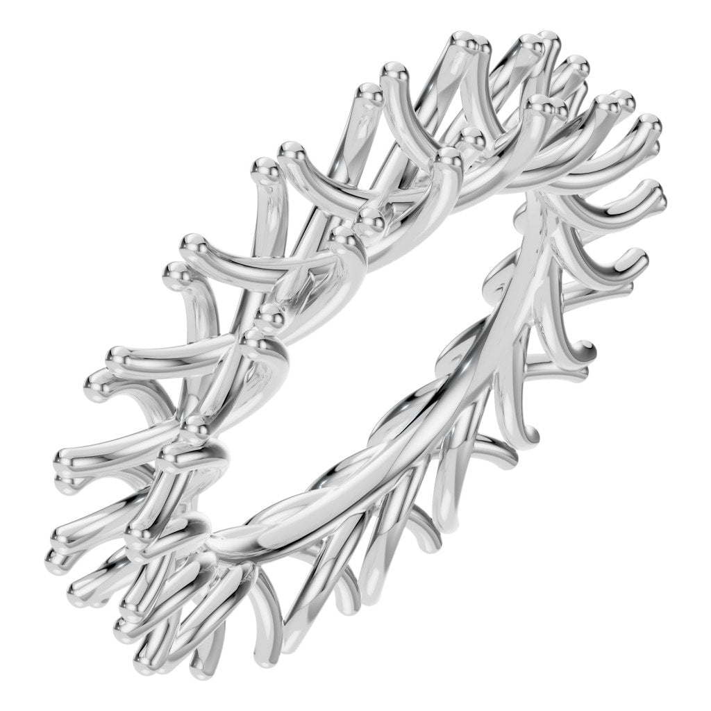 RI-3152 White Gold Ring UNSET - Main View