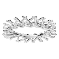 RI-3152 White Gold Ring UNSET - Front View