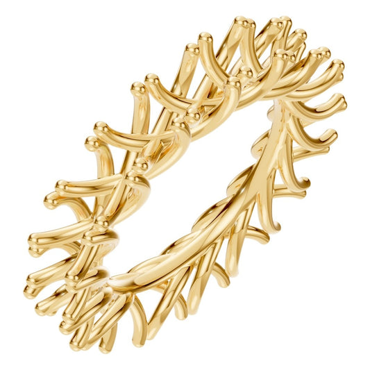 RI-3152 Yellow Gold Ring UNSET - Main View