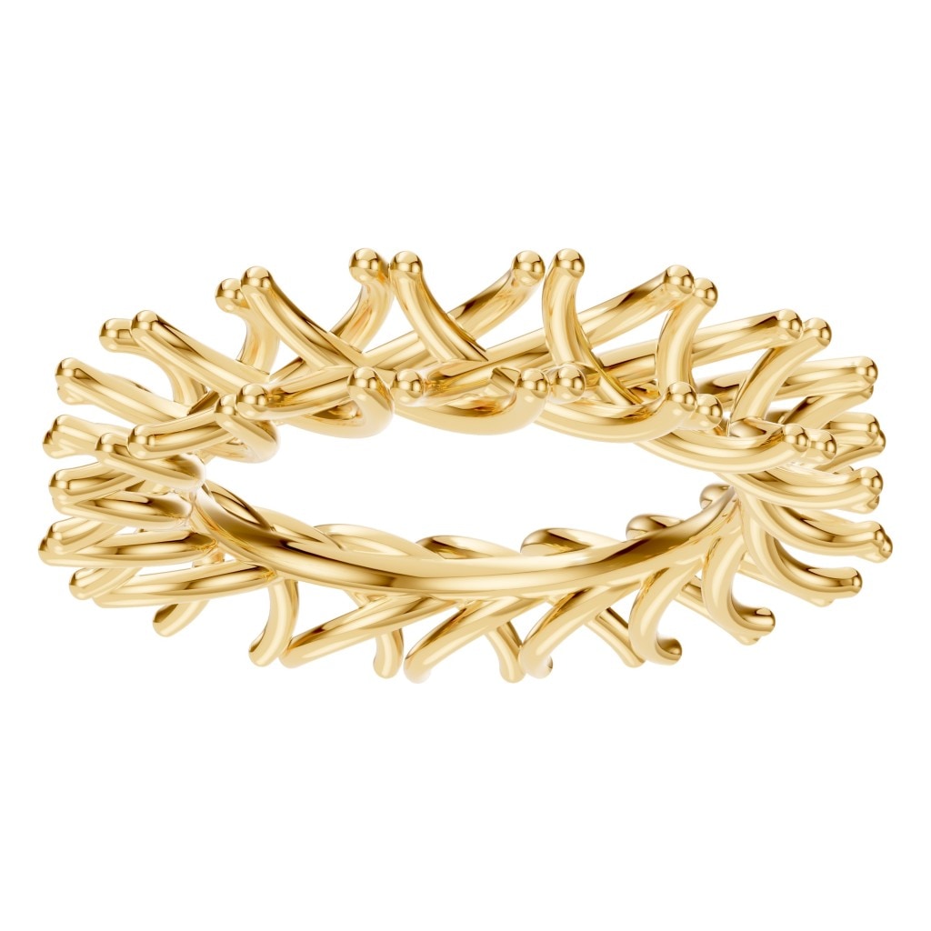 RI-3152 Yellow Gold Ring UNSET - Front View