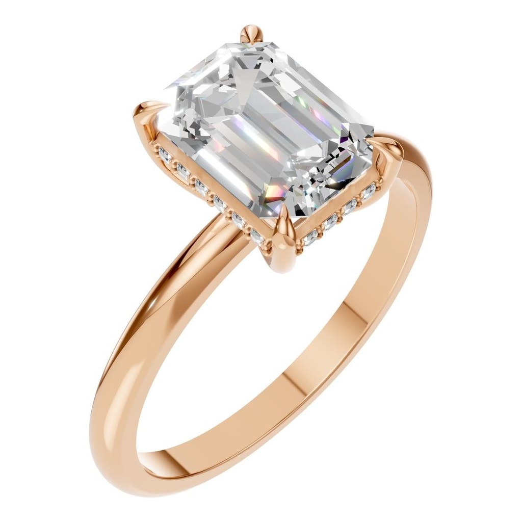RI-3243 Rose Gold Ring SET - Main View
