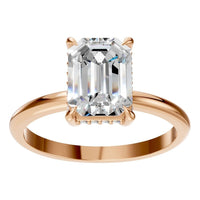 RI-3243 Rose Gold Ring SET - Front View