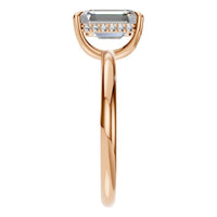 RI-3243 Rose Gold Ring SET - Side View