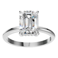 RI-3243 White Gold Ring SET - Front View