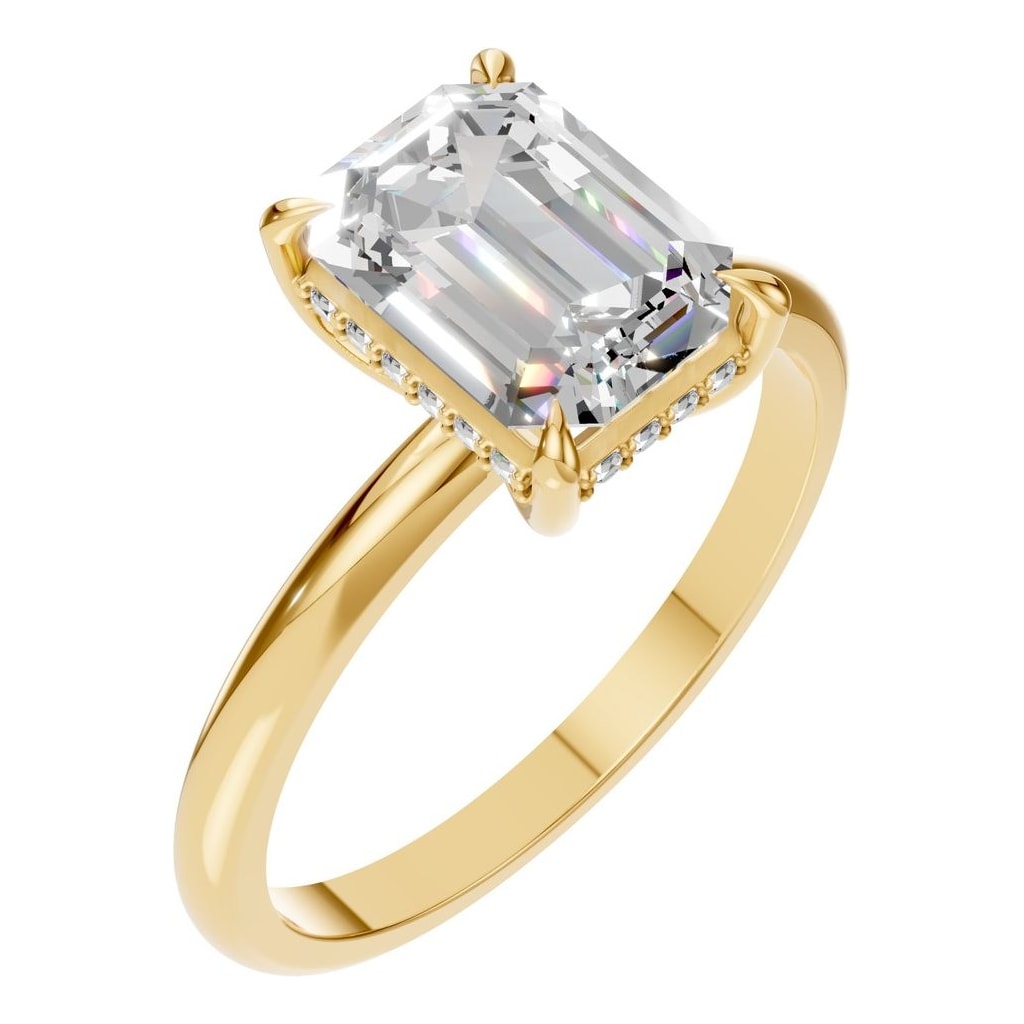 RI-3243 Yellow Gold Ring SET - Main View
