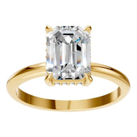 RI-3243 Yellow Gold Ring SET - Front View
