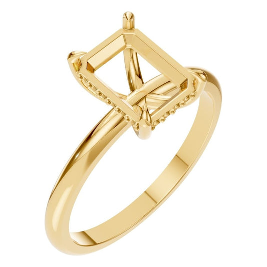 RI-3243 Yellow Gold Ring UNSET - Main View