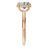 RI-3243 Rose Gold Ring SET - Side View