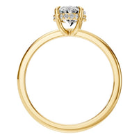 RI-3243 Yellow Gold Ring SET - Top View