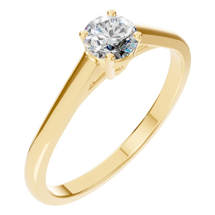 Solitaire Ring Mounting - Round 4.3mm