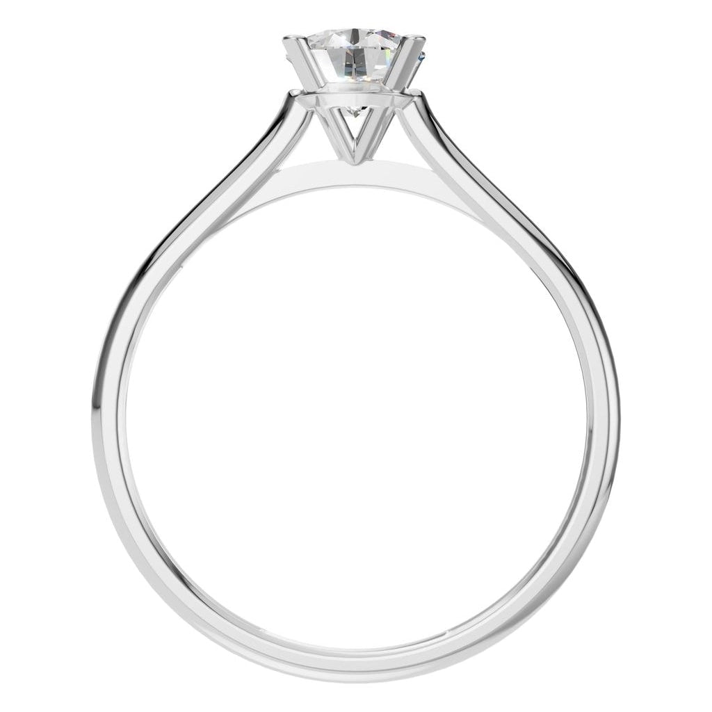 RI-3262 White Gold Ring SET - Top View