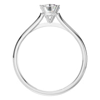 RI-3262 White Gold Ring SET - Top View