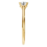 RI-3262 Yellow Gold Ring SET - Side View