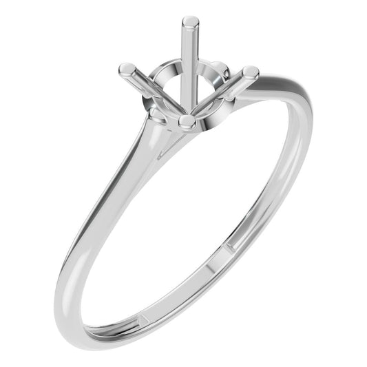 RI-3262 White Gold Ring UNSET - Main View