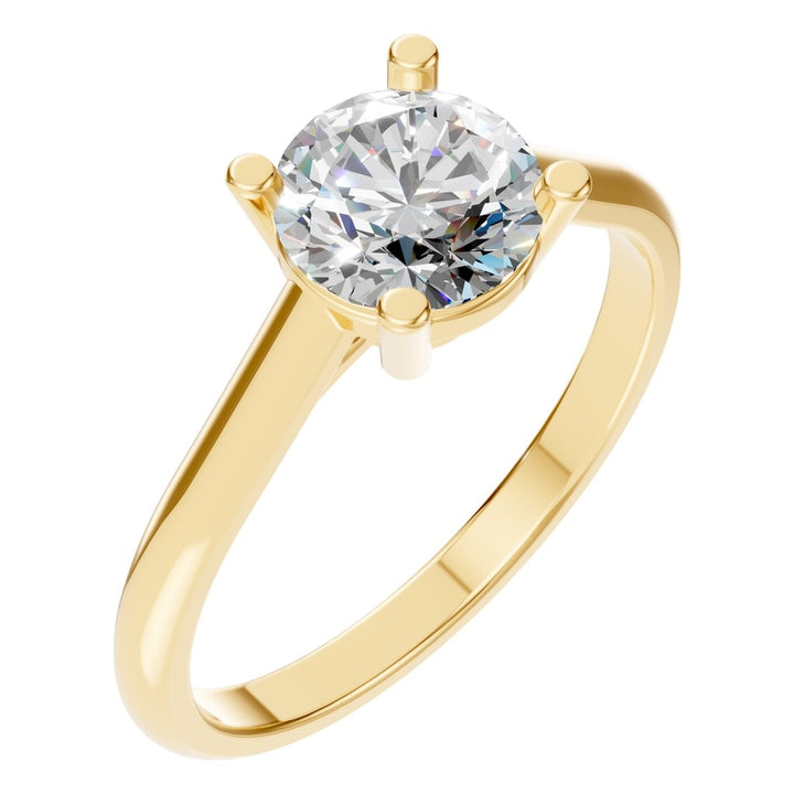 Solitaire Ring Mounting - Round 6.5mm