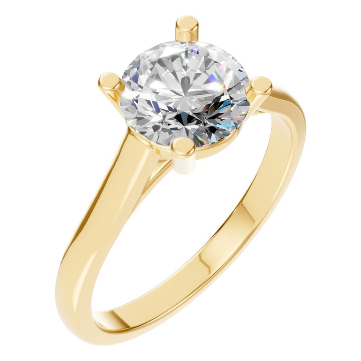 Solitaire Ring Mounting - Round 7.2mm