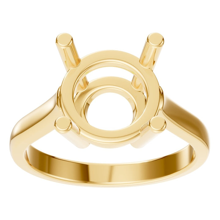 Solitaire Ring Mounting - Round 9.6mm