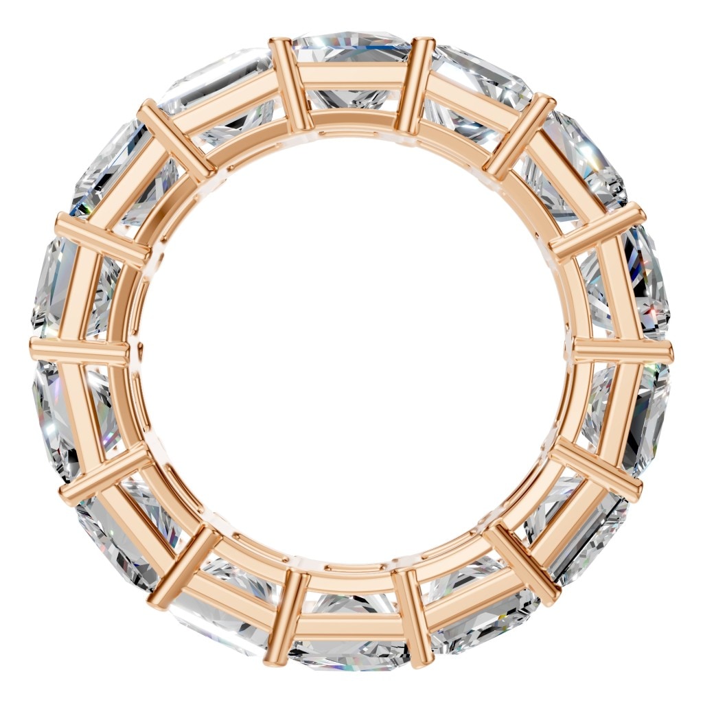 RI-3285 Rose Gold Ring SET - Top View