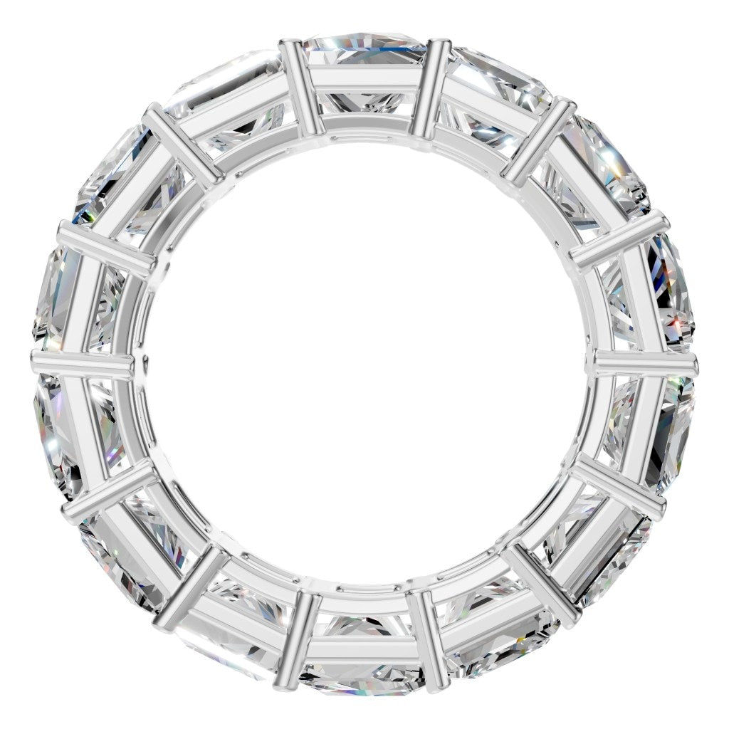 RI-3285 White Gold Ring SET - Top View