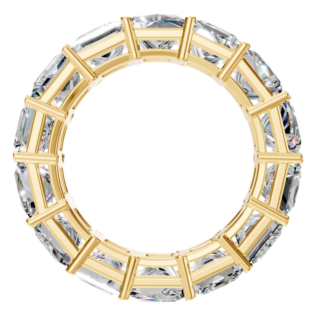 RI-3285 Yellow Gold Ring SET - Top View