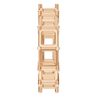RI-3285 Rose Gold Ring UNSET - Side View