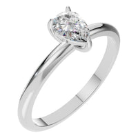 RI-3359 White Gold Ring SET - Main View
