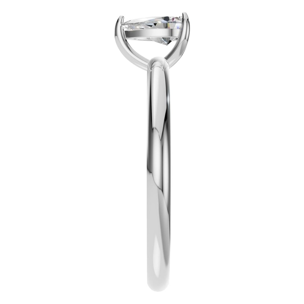 RI-3359 White Gold Ring SET - Side View