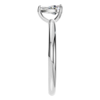 RI-3359 White Gold Ring SET - Side View