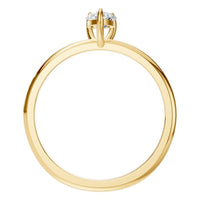 RI-3359 Yellow Gold Ring SET - Top View