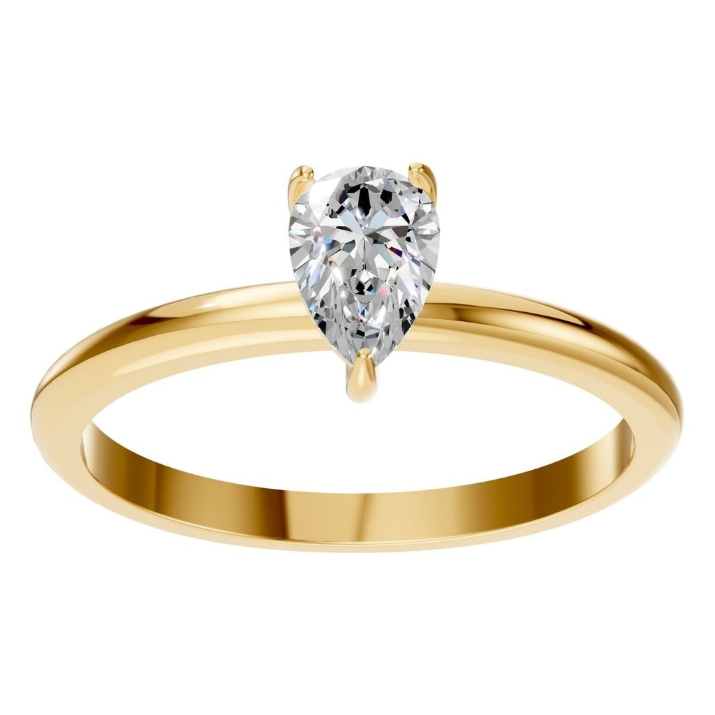 RI-3359 Yellow Gold Ring SET - Front View