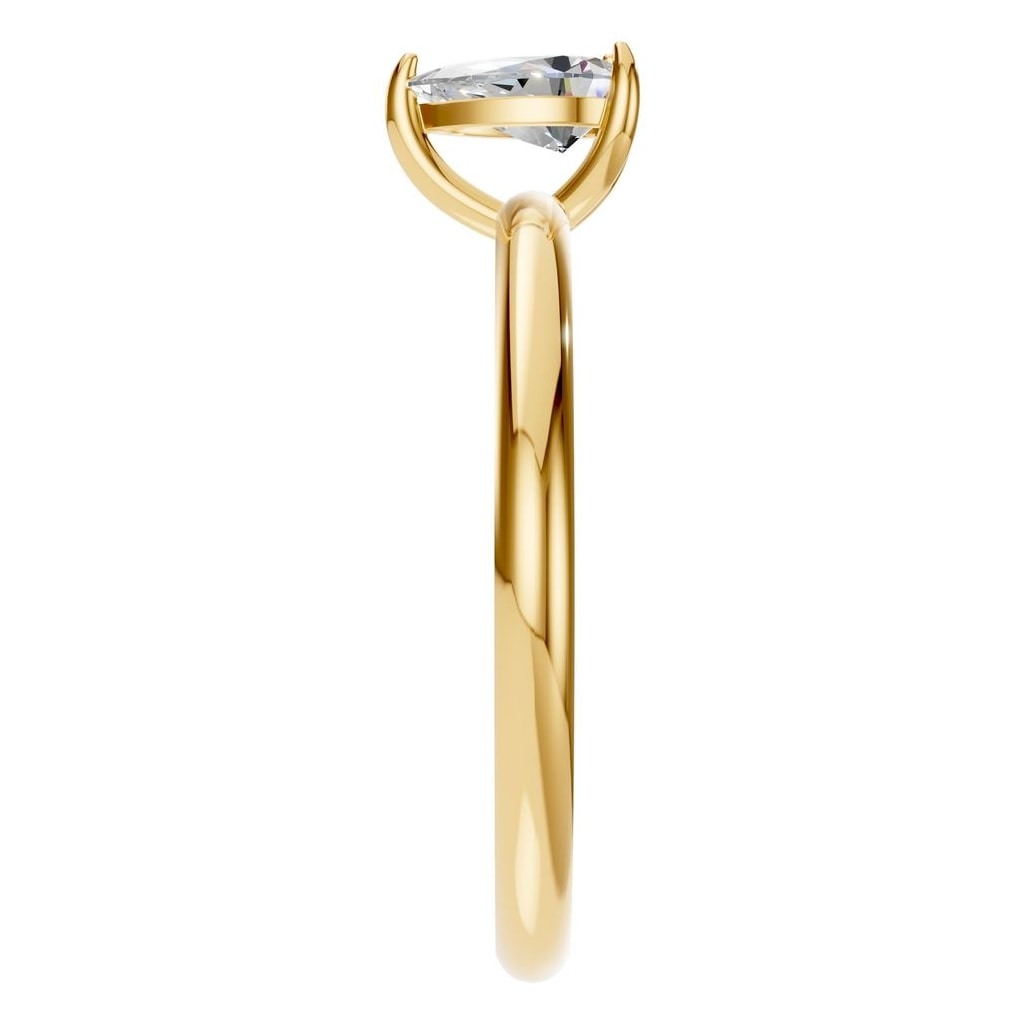 RI-3359 Yellow Gold Ring SET - Side View