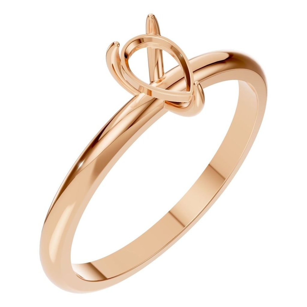 RI-3359 Rose Gold Ring UNSET - Main View