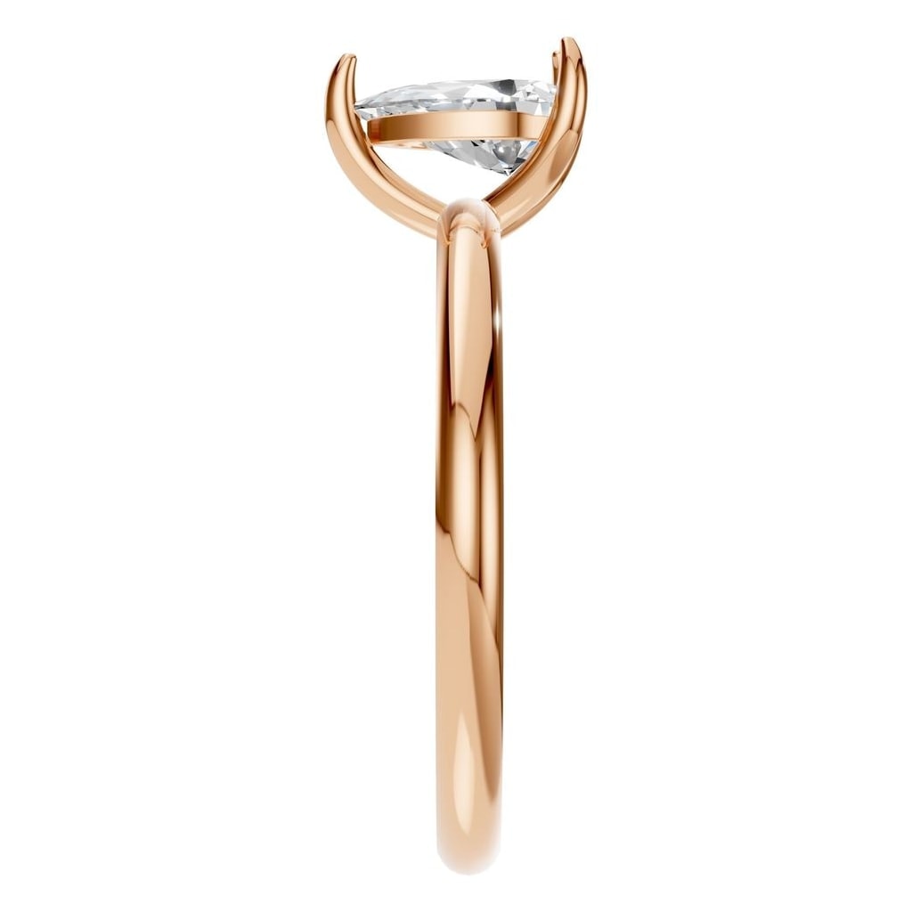 RI-3359 Rose Gold Ring SET - Side View