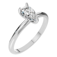 RI-3359 White Gold Ring SET - Main View