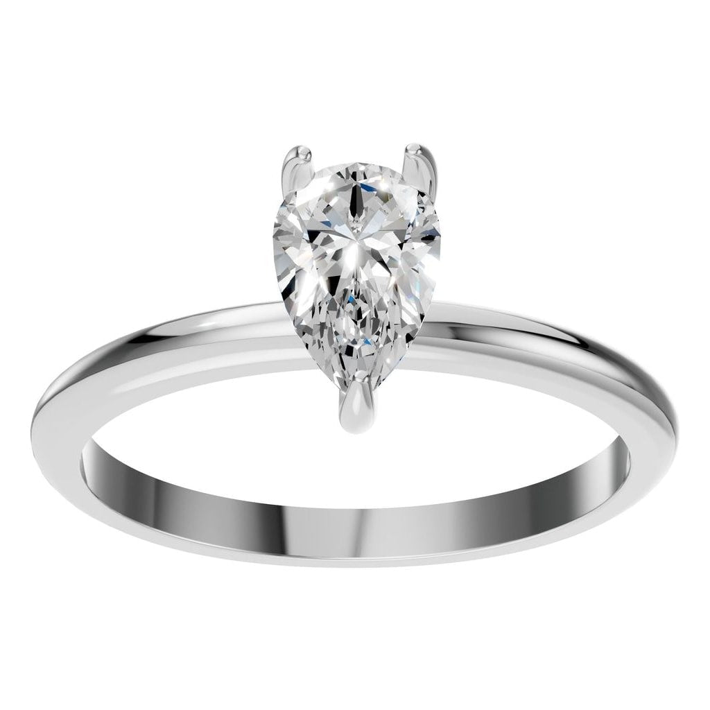 RI-3359 White Gold Ring SET - Front View