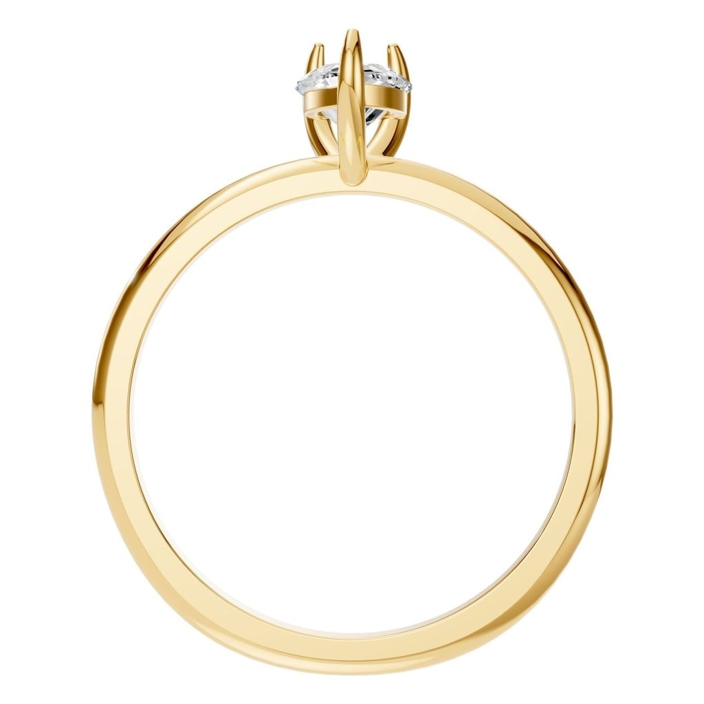 RI-3359 Yellow Gold Ring SET - Top View