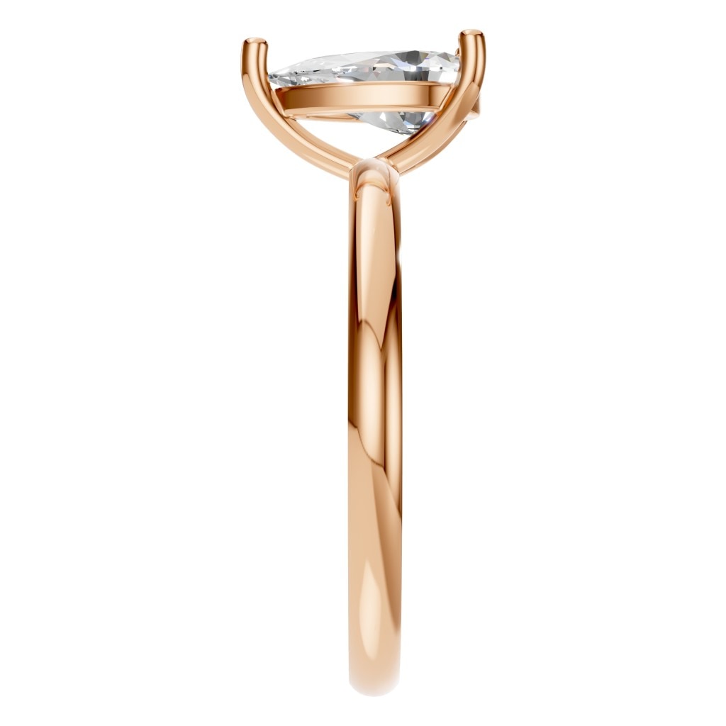 RI-3359 Rose Gold Ring SET - Side View