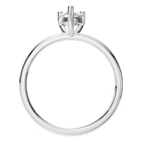 RI-3359 White Gold Ring SET - Top View