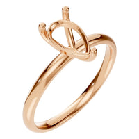 RI-3359 Rose Gold Ring UNSET - Main View