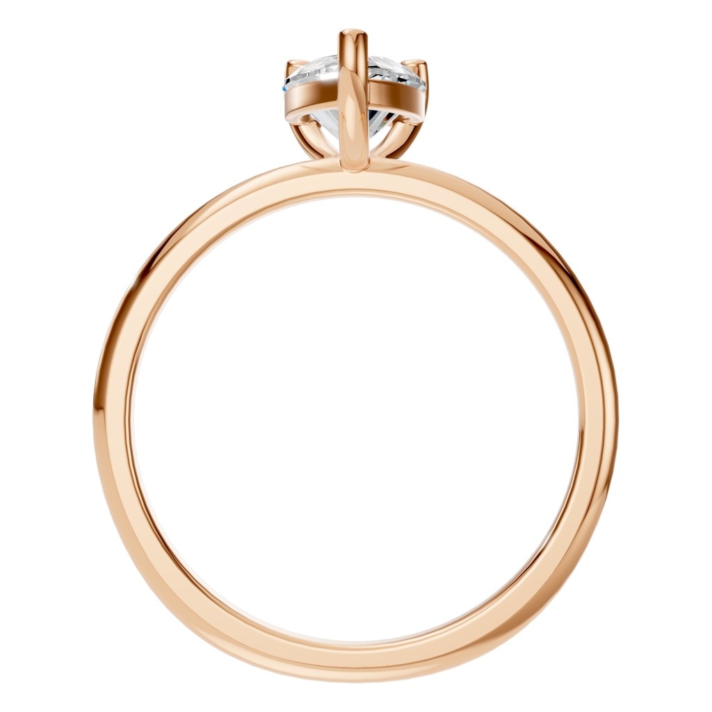 RI-3359 Rose Gold Ring SET - Top View