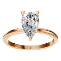 RI-3359 Rose Gold Ring SET - Front View