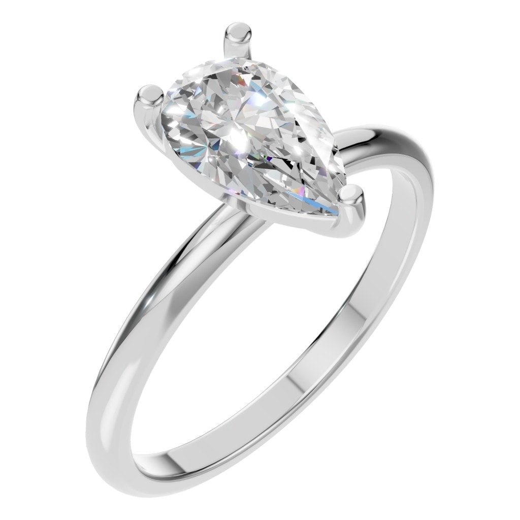RI-3359 White Gold Ring SET - Main View