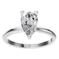 RI-3359 White Gold Ring SET - Front View