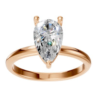 RI-3359 Rose Gold Ring SET - Front View