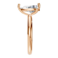 RI-3359 Rose Gold Ring SET - Side View