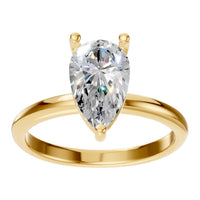 RI-3359 Yellow Gold Ring SET - Front View