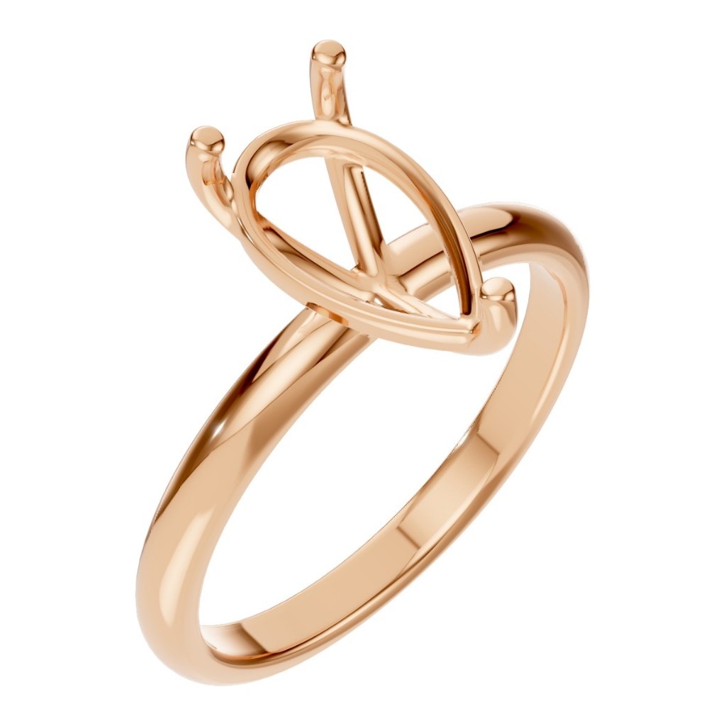 RI-3359 Rose Gold Ring UNSET - Main View