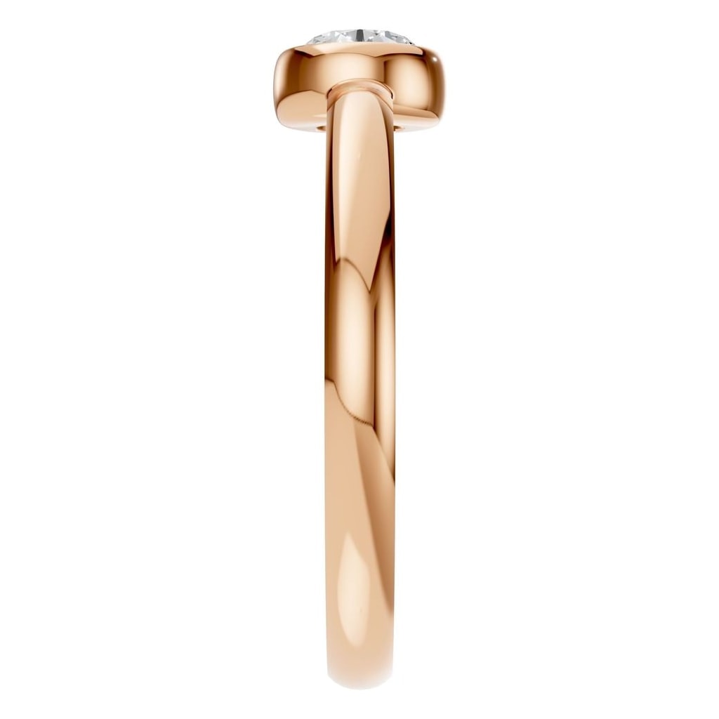 RI-3444 Rose Gold Ring SET - Side View