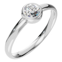 RI-3444 White Gold Ring SET - Main View